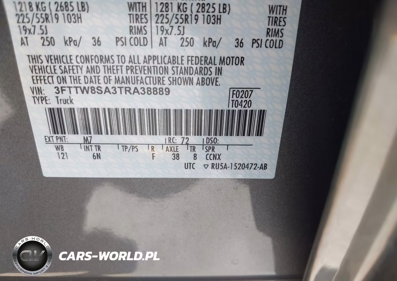 2026 Ford Maverick Lariat VIN:3FTTW8SA3TRA38889 - 9