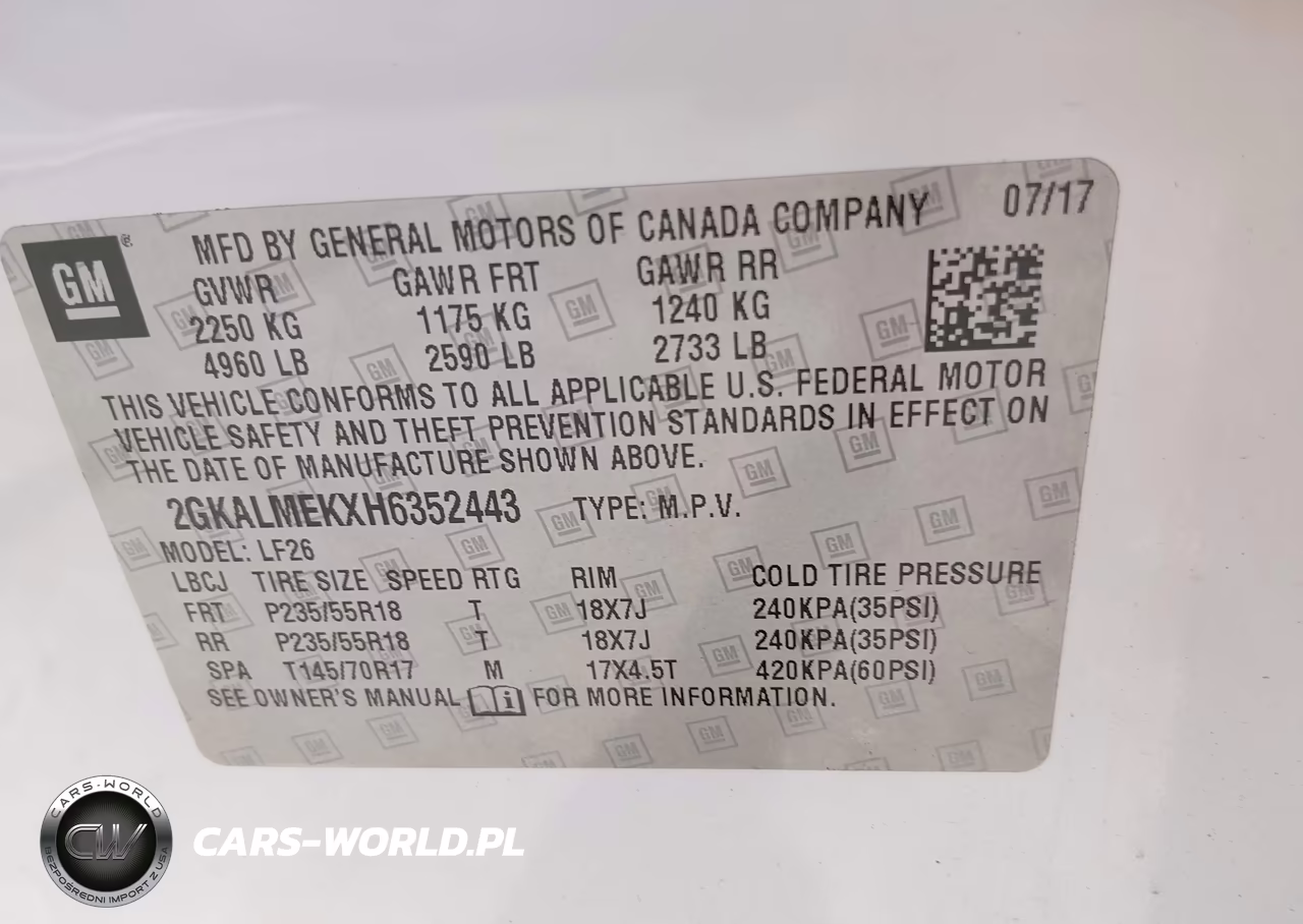 2017 GMC Terrain Sle-1 VIN:2GKALMEKXH6352443 - 9
