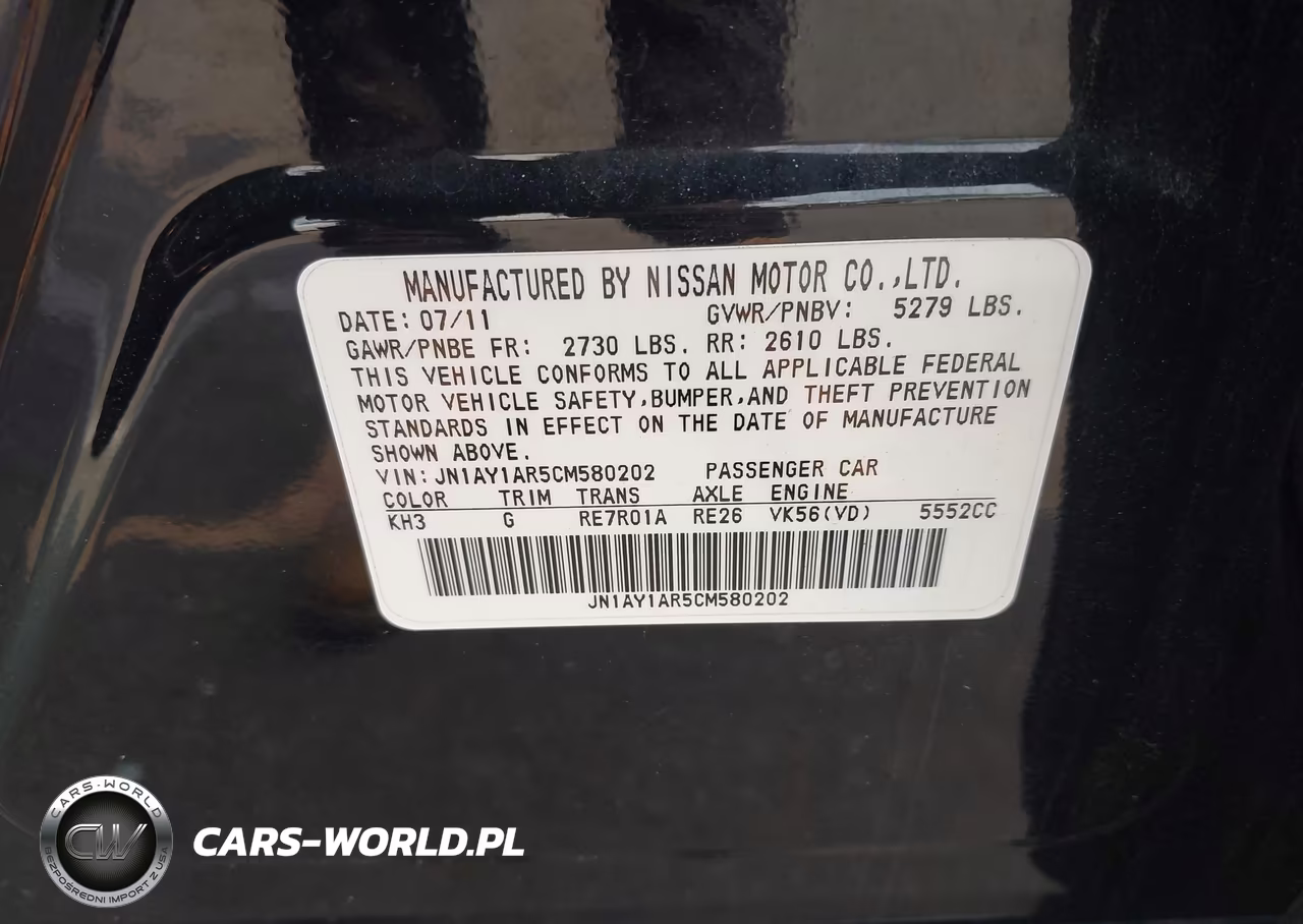 2012 Infiniti M56X VIN:JN1AY1AR5CM580202 - 9
