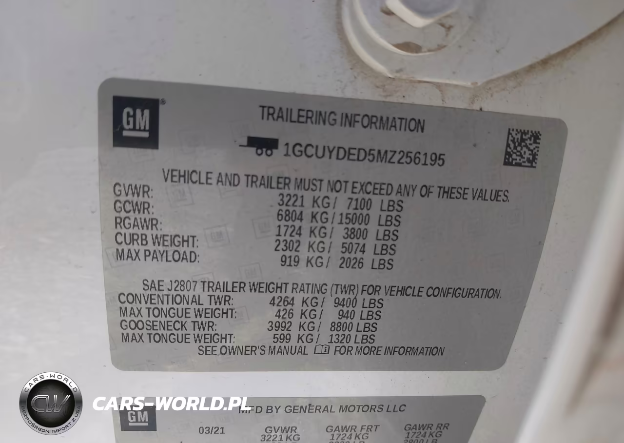2021 Chevrolet Silverado 1500 4Wd Short Bed Lt VIN:1GCUYDED5MZ256195 - 9