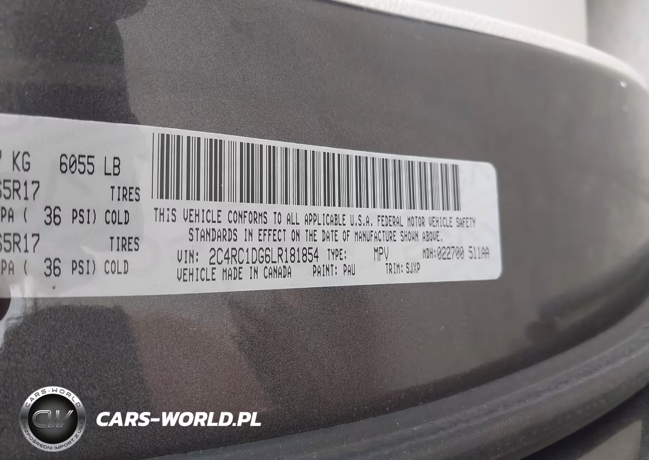 2020 Chrysler Voyager Lxi VIN:2C4RC1DG6LR181854 - 9