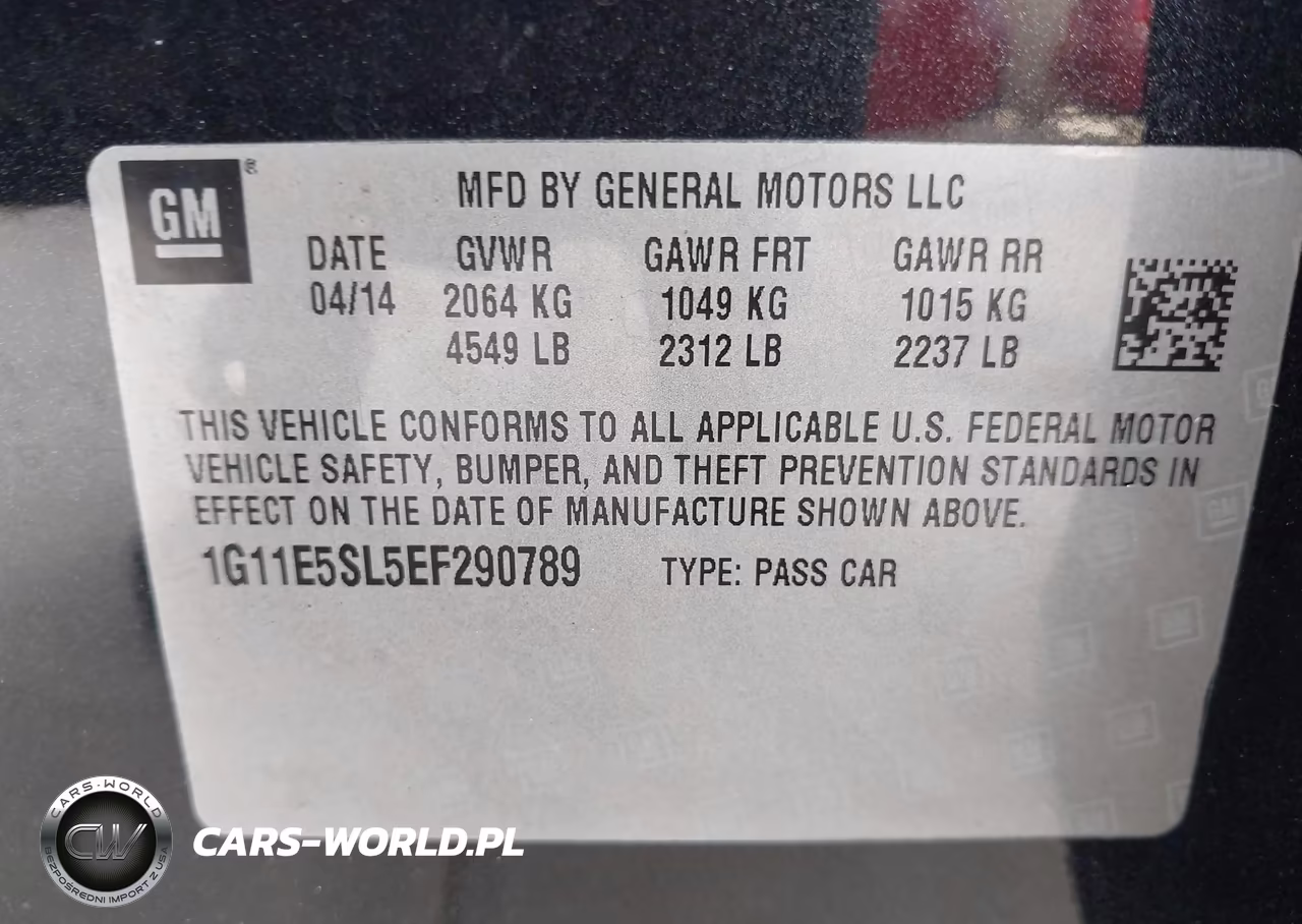 2014 Chevrolet Malibu 2Lt VIN:1G11E5SL5EF290789 - 9