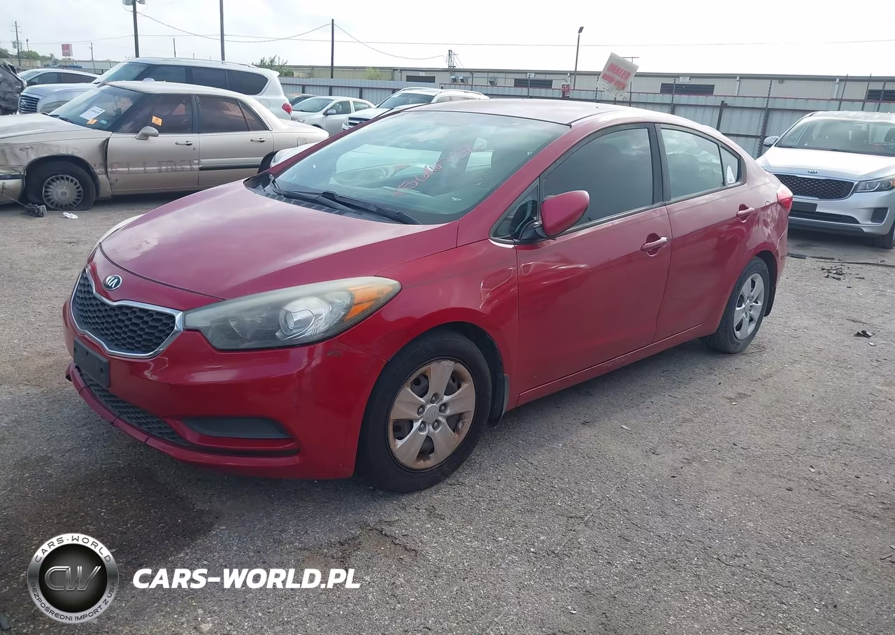 2016 Kia Forte Lx VIN:KNAFK4A6XG5595366 - 2