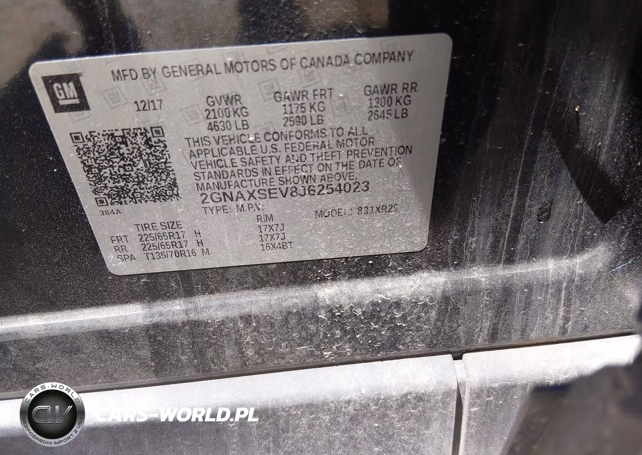 2018 Chevrolet Equinox Lt VIN:2GNAXSEV8J6254023 - 9
