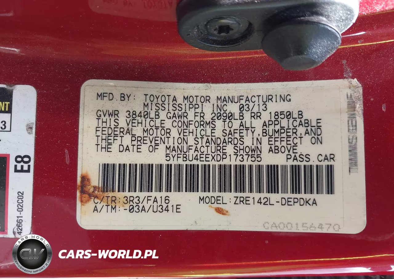 2013 Toyota Corolla L VIN:5YFBU4EEXDP173755 - 9