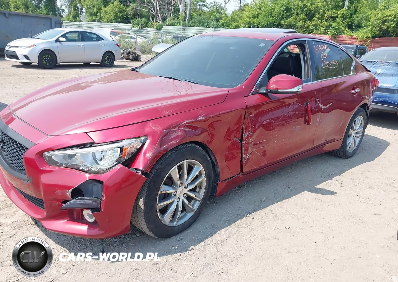 2015 Infiniti Q50 Premium-Sport VIN:JN1BV7AR8FM399891 - 2