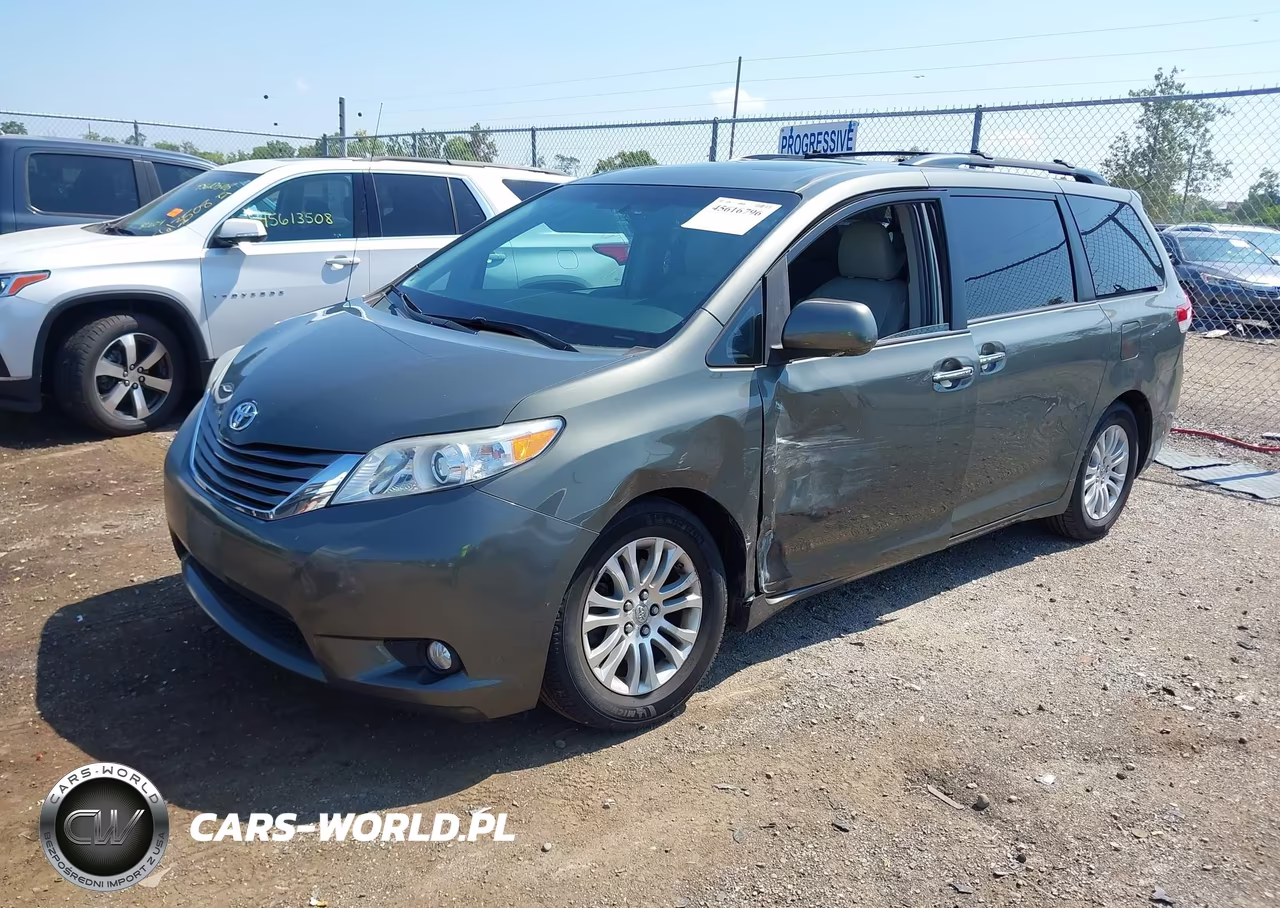 2012 Toyota Sienna Xle V6 8 Passenger VIN:5TDYK3DC7CS237444 - 2