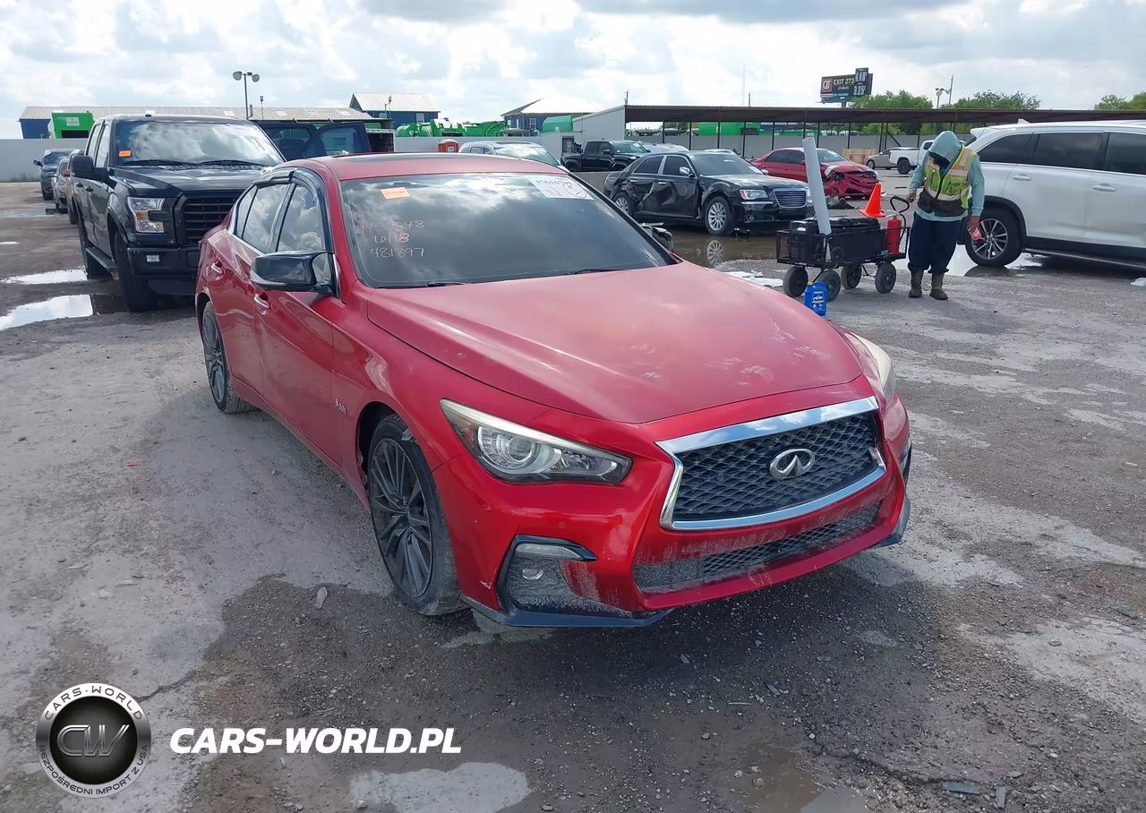 2018 Infiniti Q50 3.0T Red Sport 400