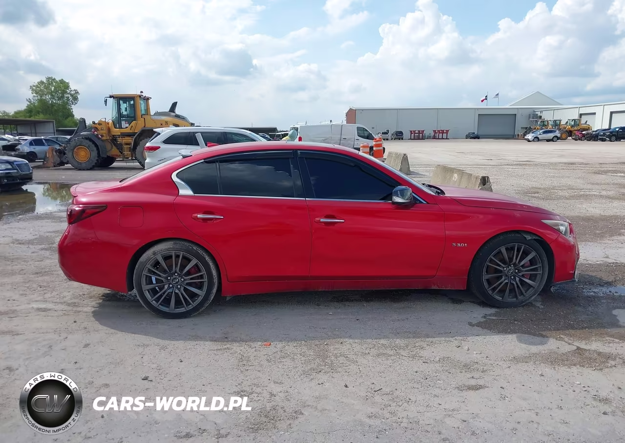 2018 Infiniti Q50 3.0T Red Sport 400 VIN:JN1FV7AR0JM481897 - 12