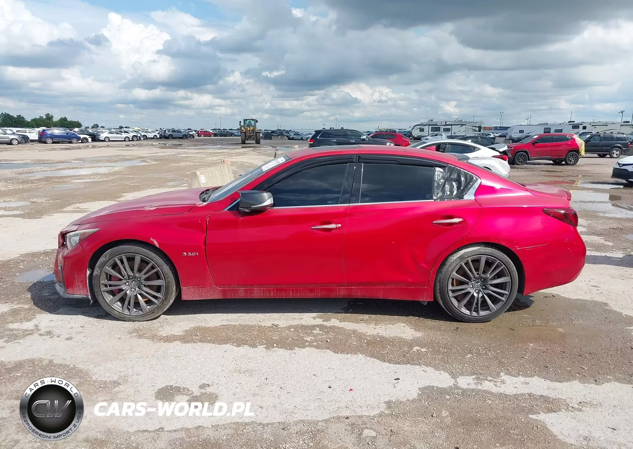 2018 Infiniti Q50 3.0T Red Sport 400 VIN:JN1FV7AR0JM481897 - 13