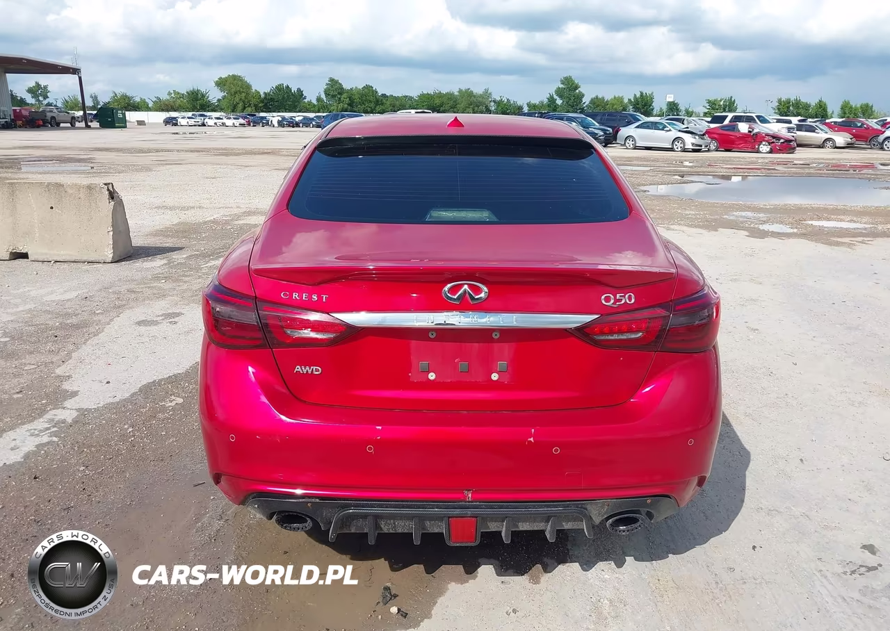 2018 Infiniti Q50 3.0T Red Sport 400 VIN:JN1FV7AR0JM481897 - 15