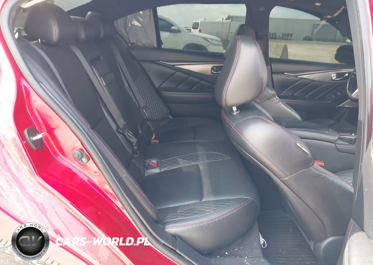 2018 Infiniti Q50 3.0T Red Sport 400 VIN:JN1FV7AR0JM481897 - 8