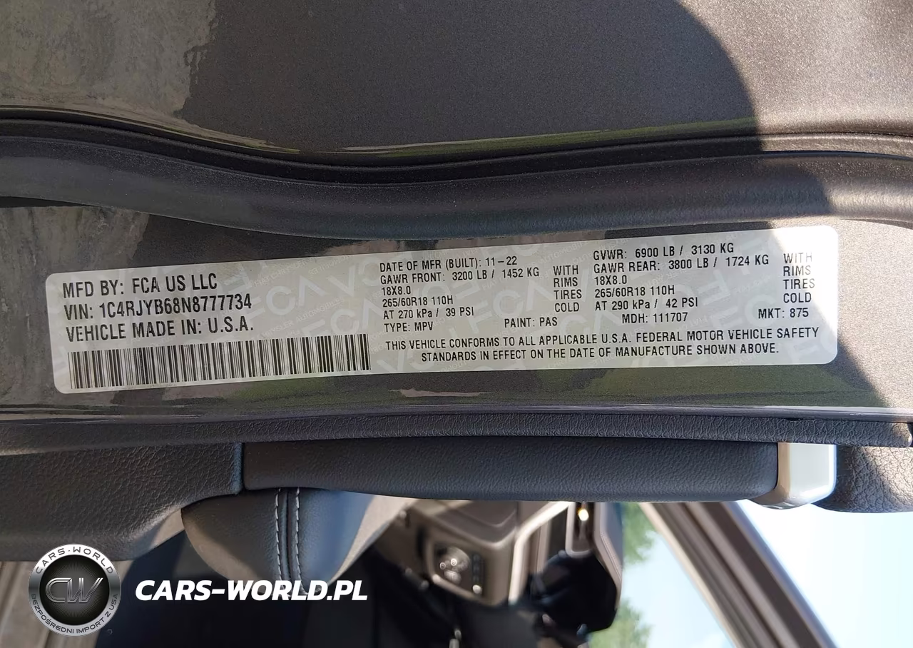 2022 Jeep Grand Cherokee 4Xe Limited 4X4 VIN:1C4RJYB68N8777734 - 9