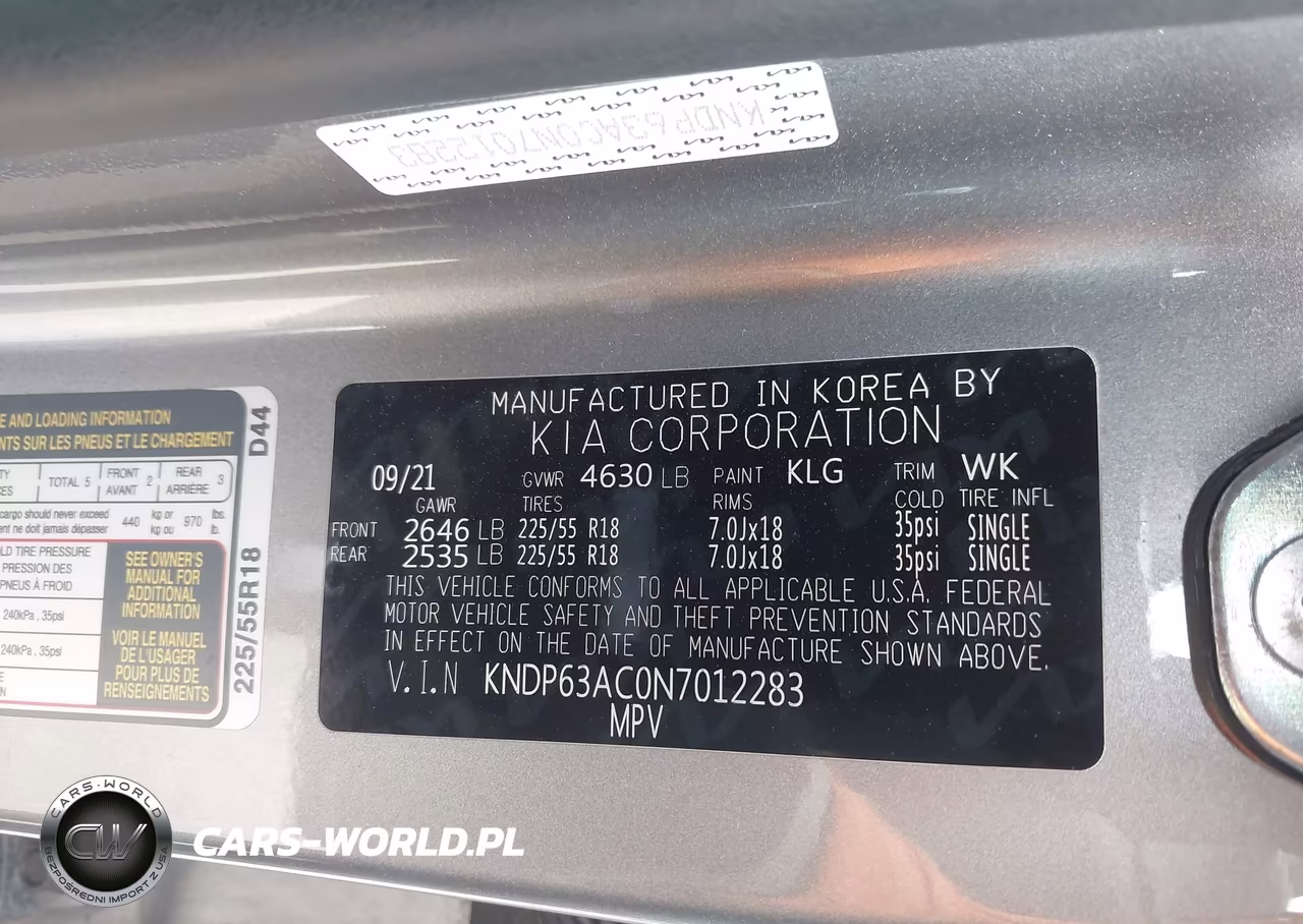 2022 KIA SPORTAGE S VIN:KNDP63AC0N7012283 - 9