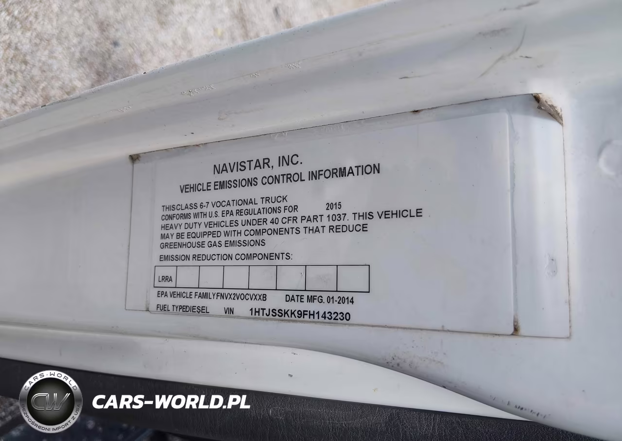 2015 International Terrastar VIN:1HTJSSKK9FH143230 - 8