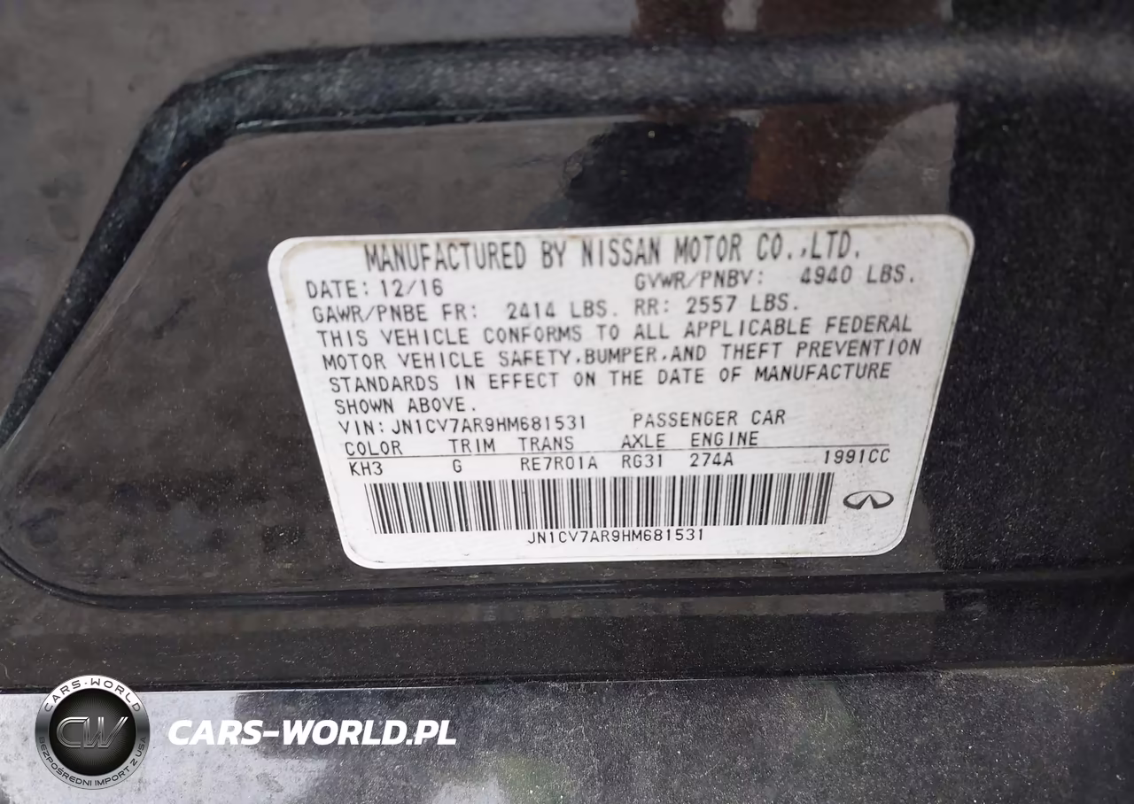 2017 Infiniti Q50 2.0T Base VIN:JN1CV7AR9HM681531 - 9