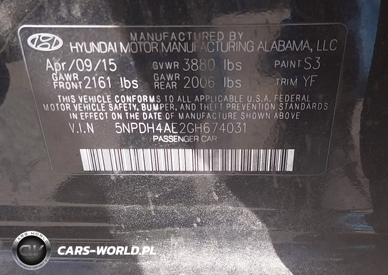 2016 Hyundai Elantra Value Edition VIN:5NPDH4AE2GH674031 - 9