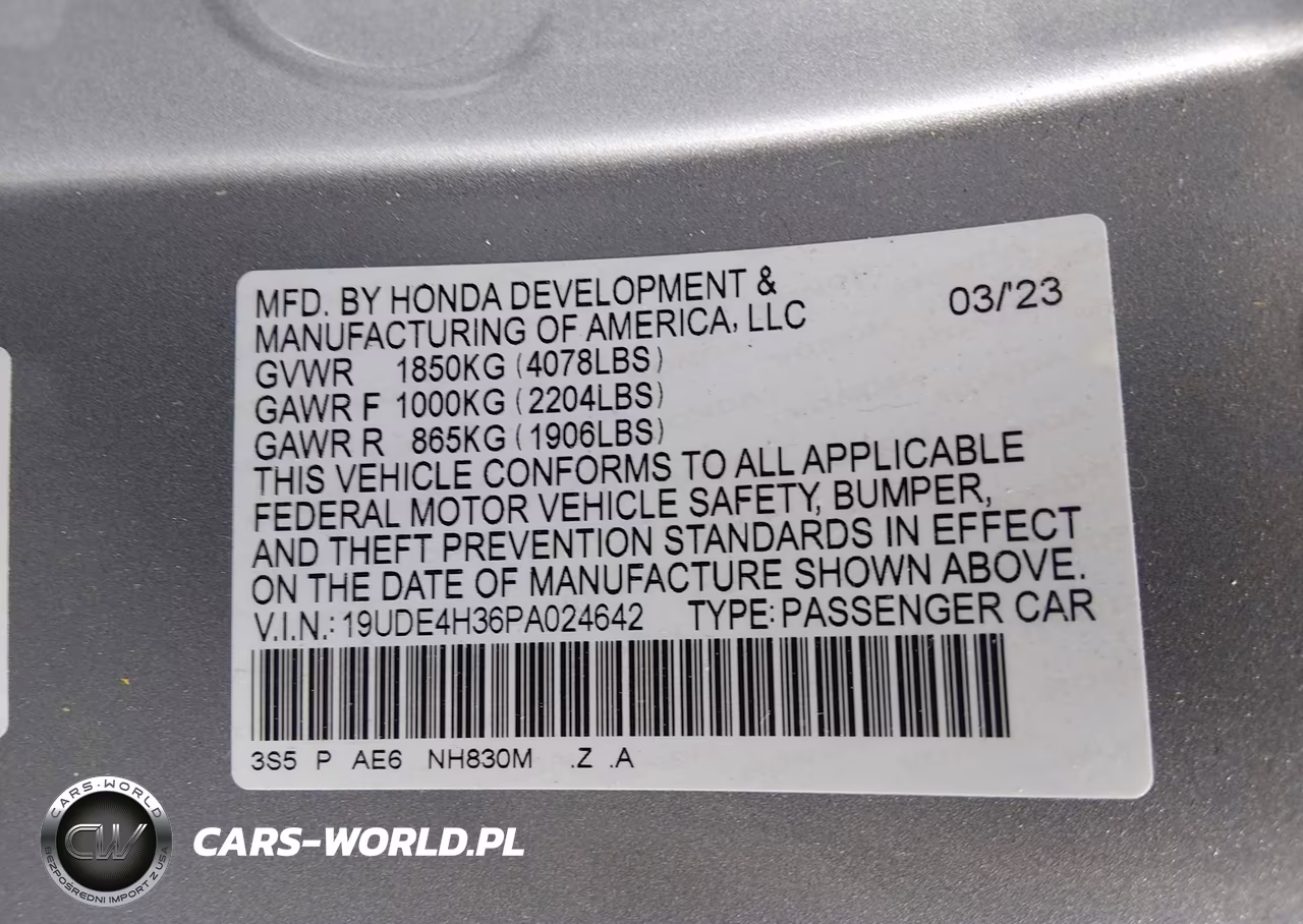 2023 Acura Integra A-Spec VIN:19UDE4H36PA024642 - 9