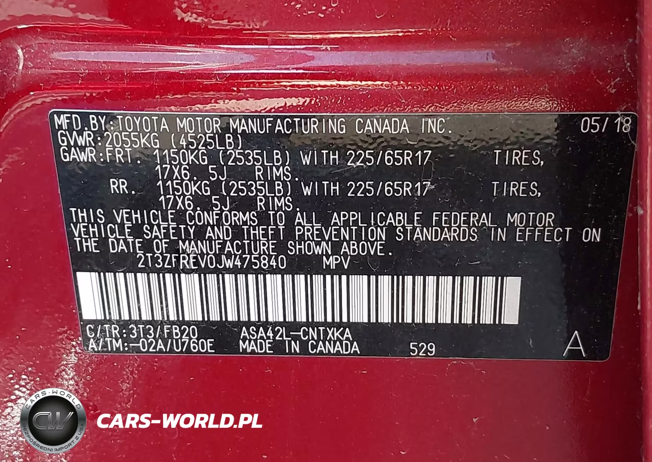 2018 Toyota Rav4 Le VIN:2T3ZFREV0JW475840 - 9