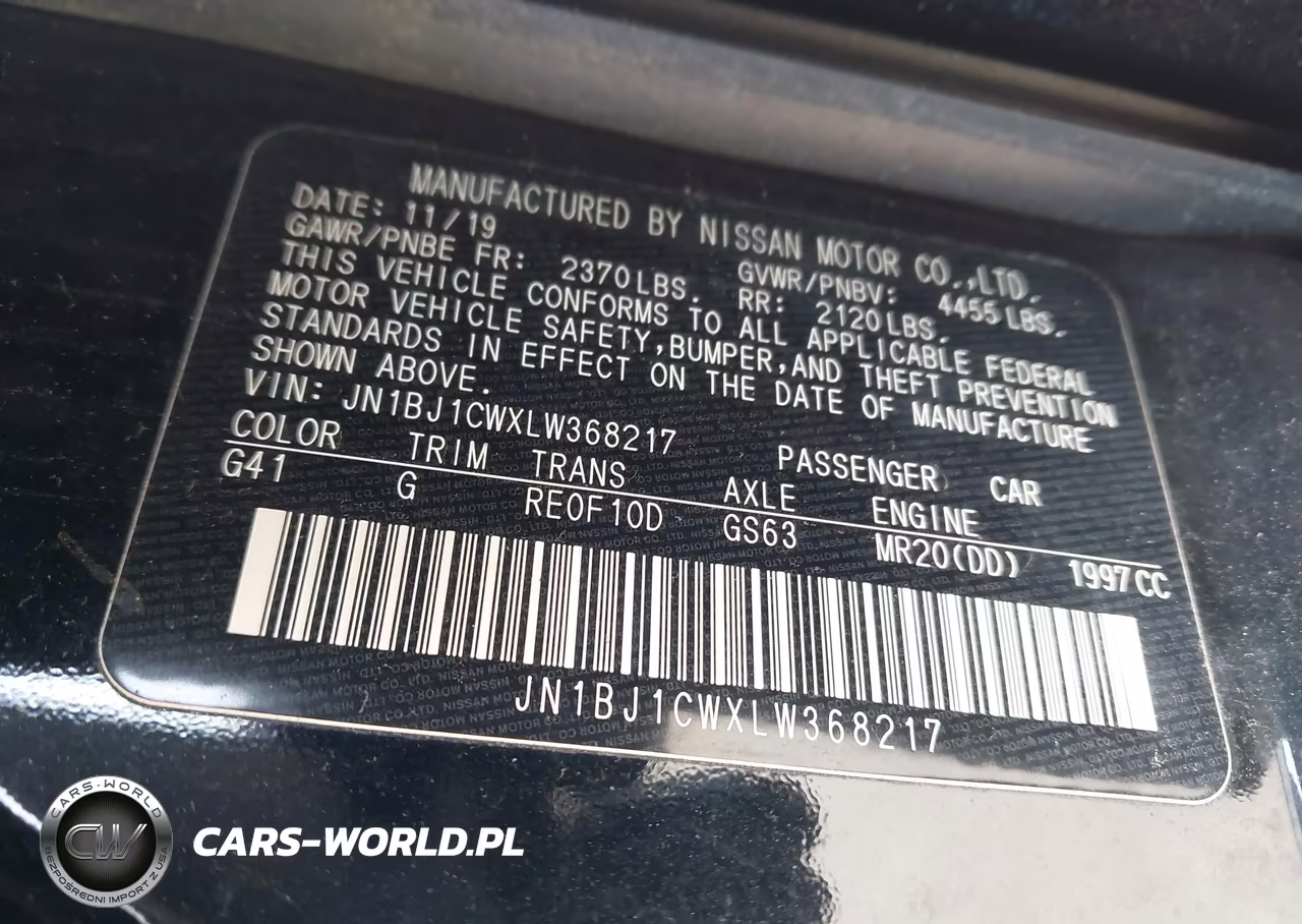 2020 Nissan Rogue Sport Sv Awd Xtronic Cvt VIN:JN1BJ1CWXLW368217 - 9