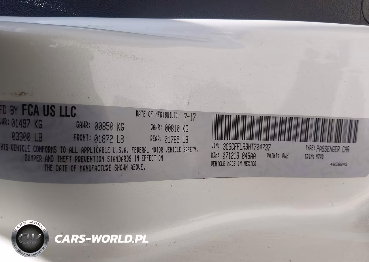2017 Fiat 500C Pop VIN:3C3CFFLR3HT704737 - 9
