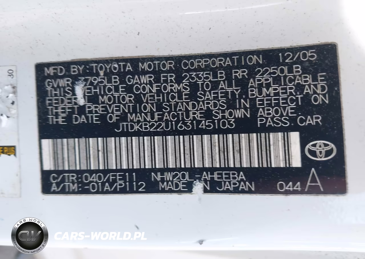 2006 Toyota Prius VIN:JTDKB22U163145103 - 9