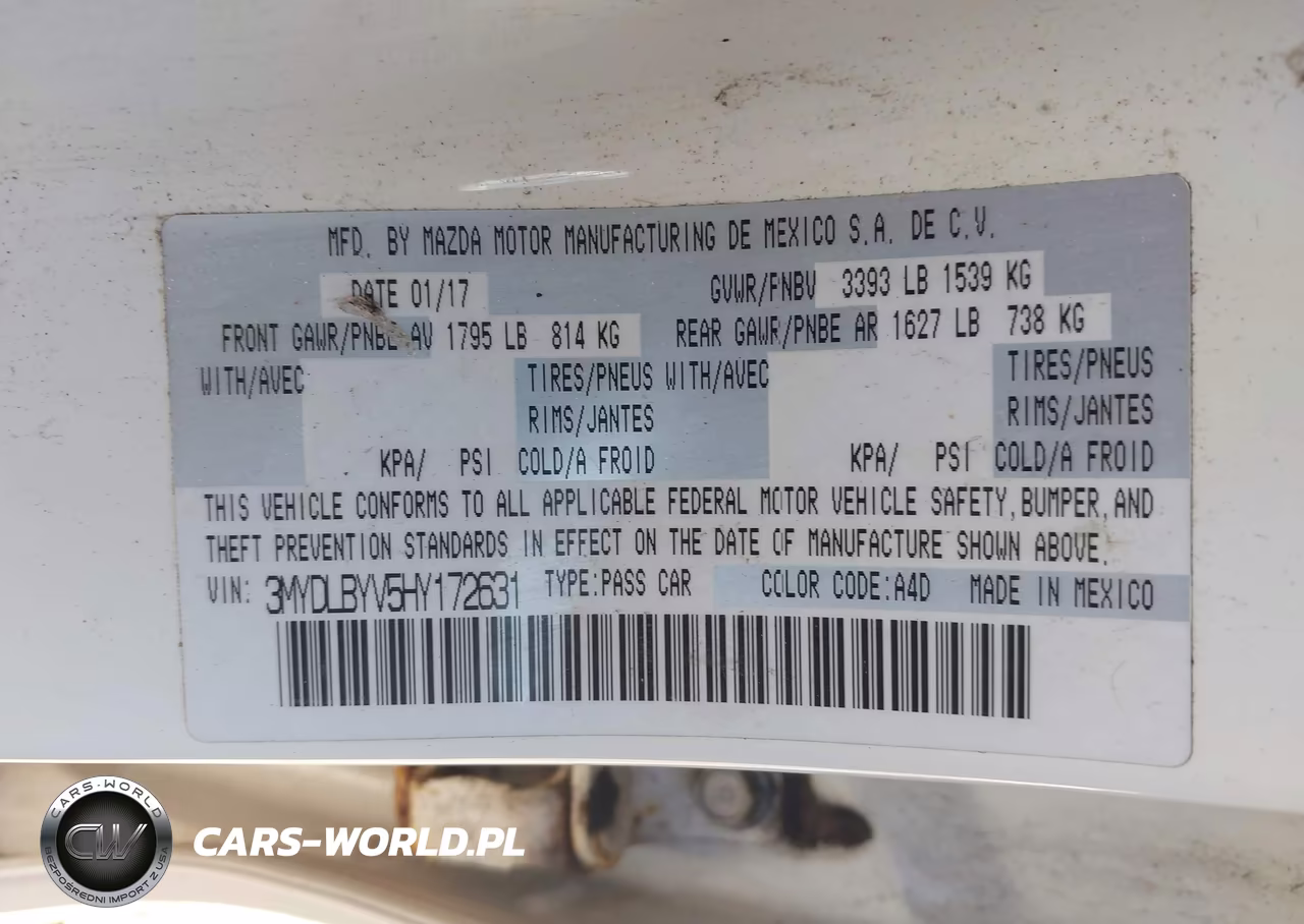 2017 Toyota Yaris Ia VIN:3MYDLBYV5HY172631 - 9