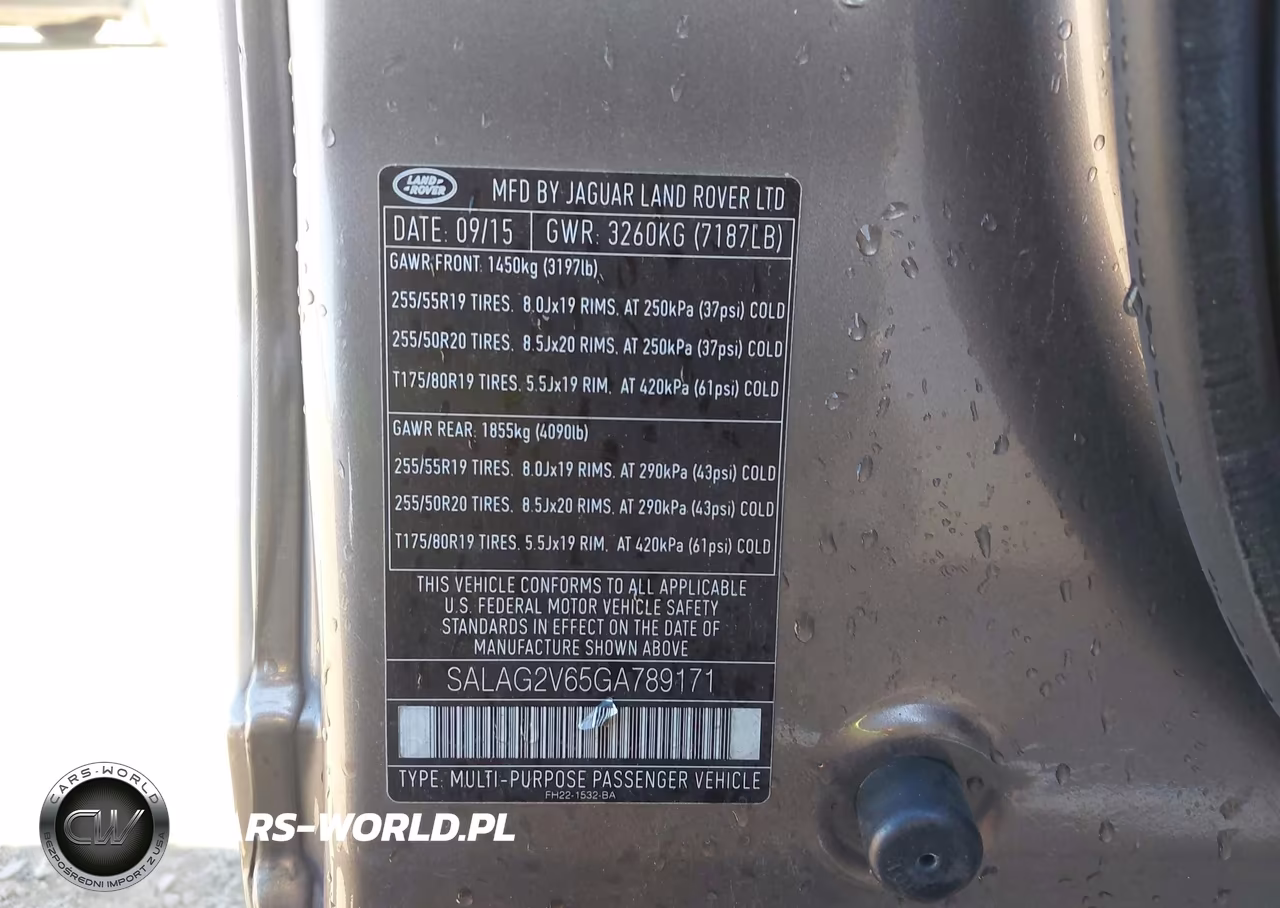 2016 Land Rover Lr4 VIN:SALAG2V65GA789171 - 9