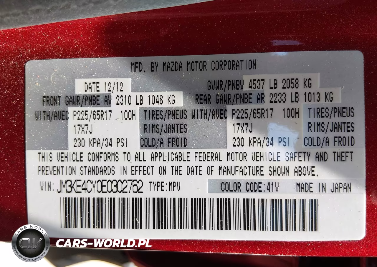 2014 Mazda Cx-5 Touring VIN:JM3KE4CY0E0302762 - 9