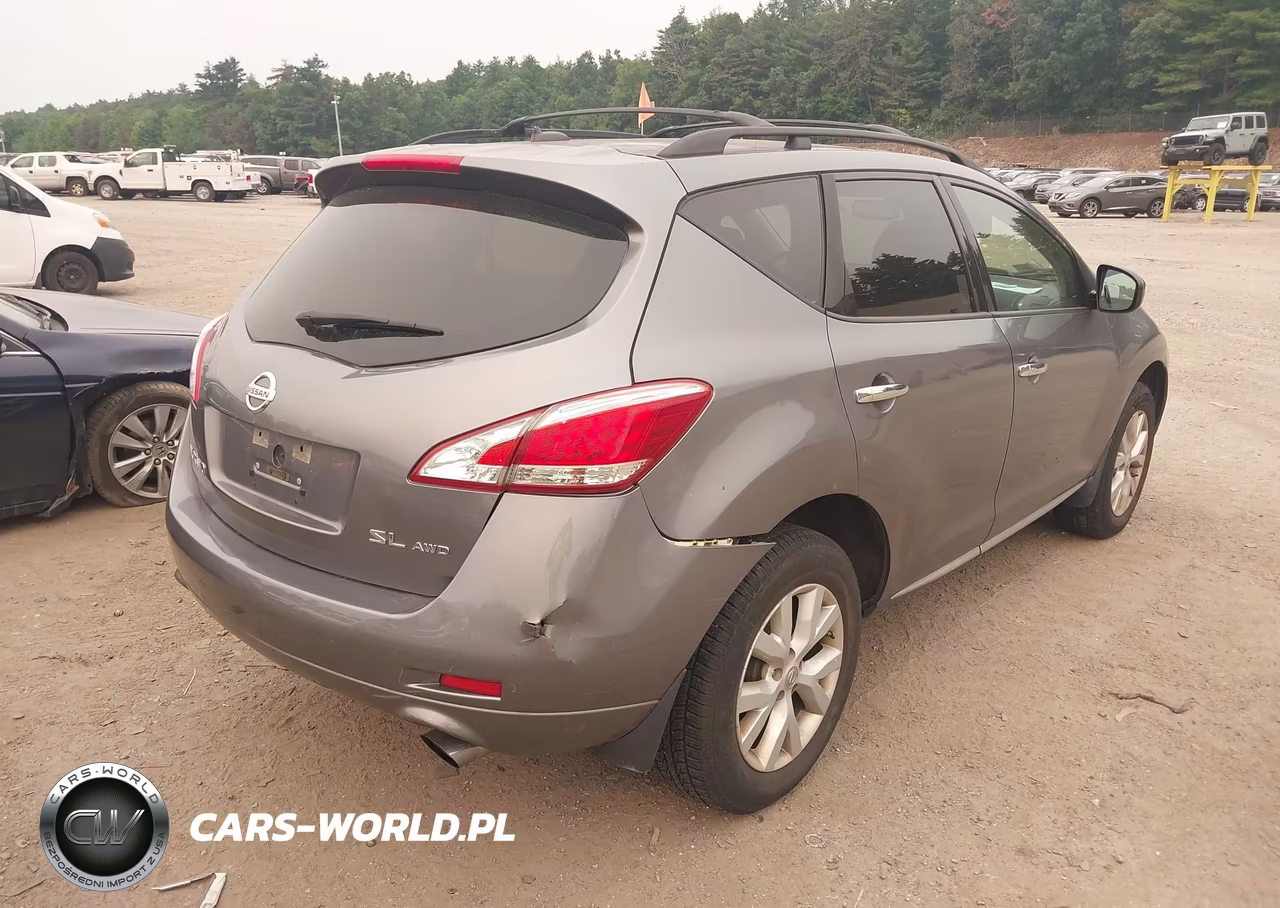 2013 Nissan Murano Sl VIN:JN8AZ1MWXDW317239 - 4