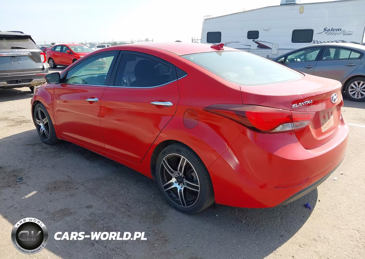 2014 Hyundai Elantra Limited VIN:5NPDH4AE5EH476444 - 3