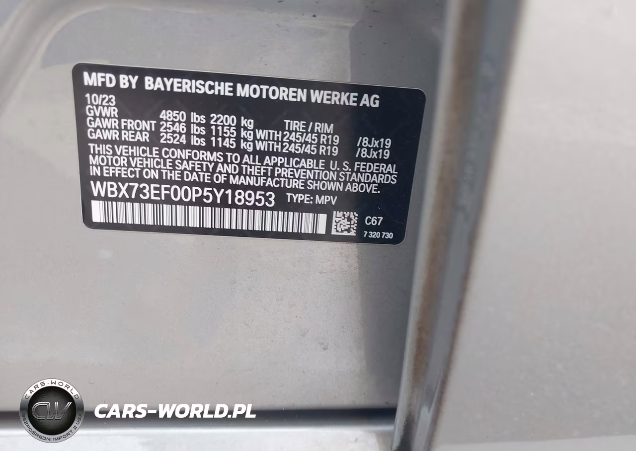 2023 BMW X1 xDrive28I VIN:WBX73EF00P5Y18953 - 9