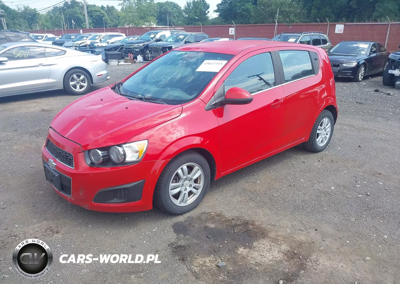 2012 Chevrolet Sonic 2Lt VIN:1G1JC6SH8C4167309 - 2