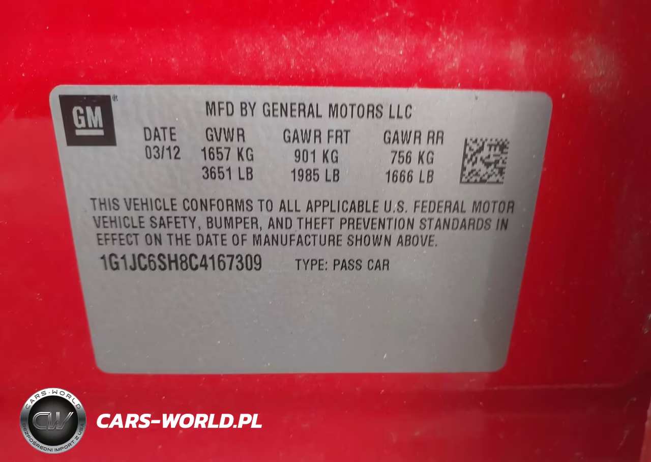 2012 Chevrolet Sonic 2Lt VIN:1G1JC6SH8C4167309 - 9