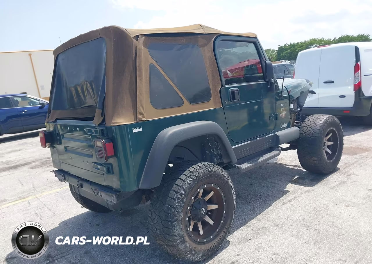 2000 Jeep Wrangler Sahara VIN:1J4FA59S1YP733423 - 4