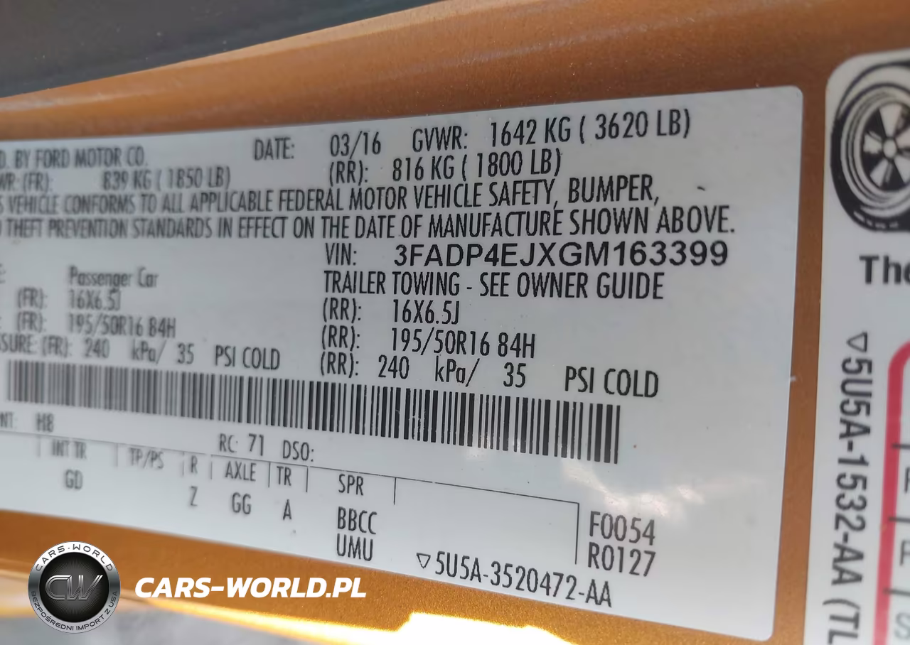2016 Ford Fiesta Se VIN:3FADP4EJXGM163399 - 9