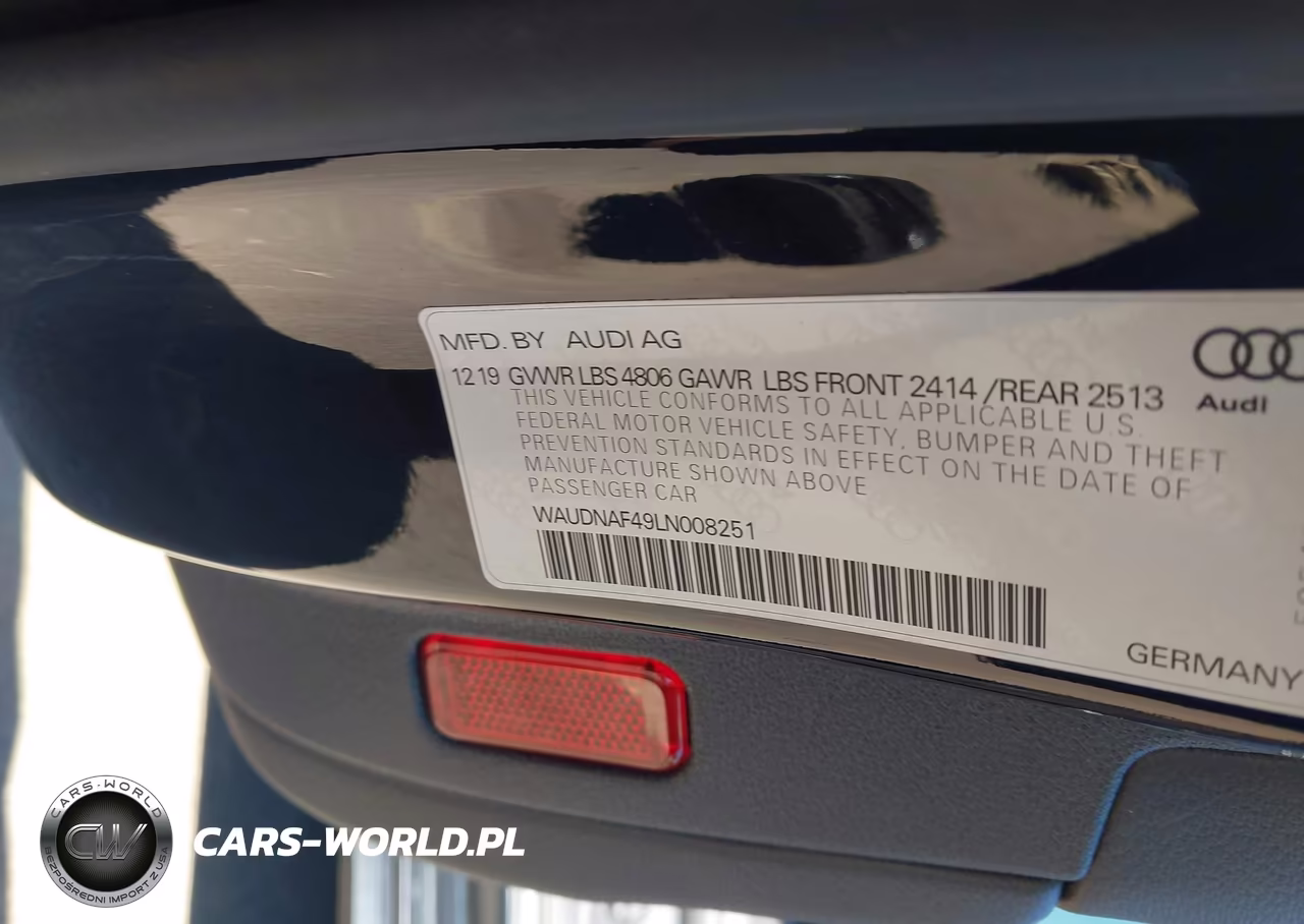 2020 Audi A4 Premium 45 Tfsi Quattro S Tronic VIN:WAUDNAF49LN008251 - 9