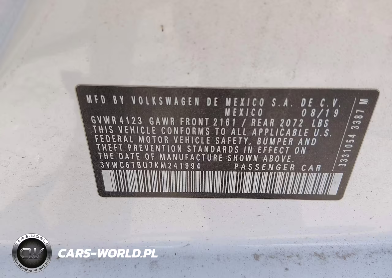 2019 Volkswagen Jetta 1.4T R-Line-1.4T S-1.4T Se VIN:3VWC57BU7KM241994 - 9