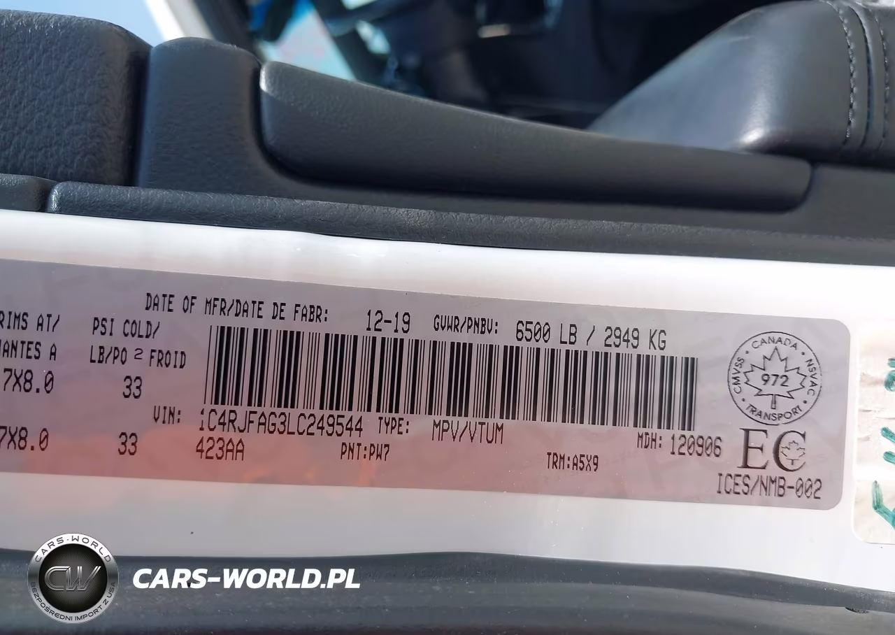 2020 Jeep Grand Cherokee Laredo VIN:1C4RJFAG3LC249544 - 9