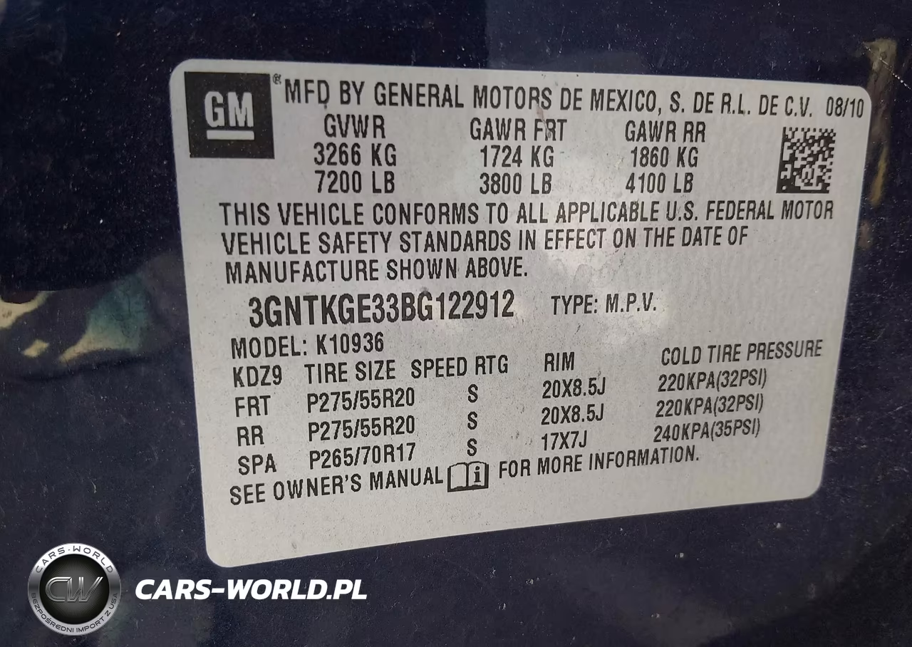 2011 Chevrolet Avalanche 1500 Ltz VIN:3GNTKGE33BG122912 - 9