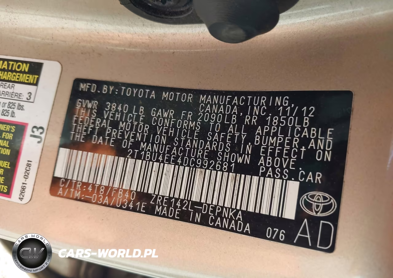 2013 Toyota Corolla Le VIN:2T1BU4EE4DC992681 - 9