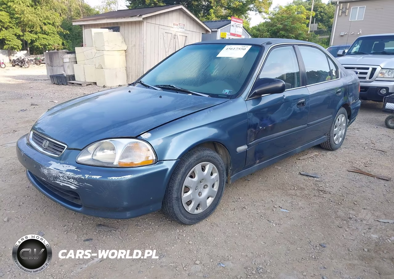 1998 Honda Civic Lx VIN:2HGEJ6677WH626872 - 2