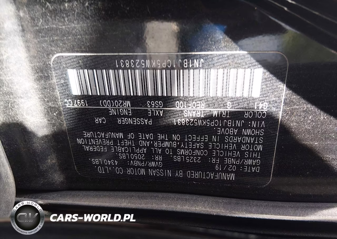 2019 Nissan Rogue Sport S VIN:JN1BJ1CP5KW523831 - 9
