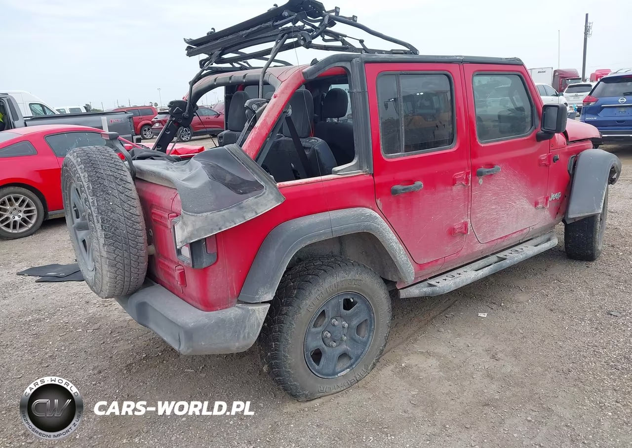 2018 Jeep Wrangler Unlimited Sport 4X4 VIN:1C4HJXDG0JW164248 - 4