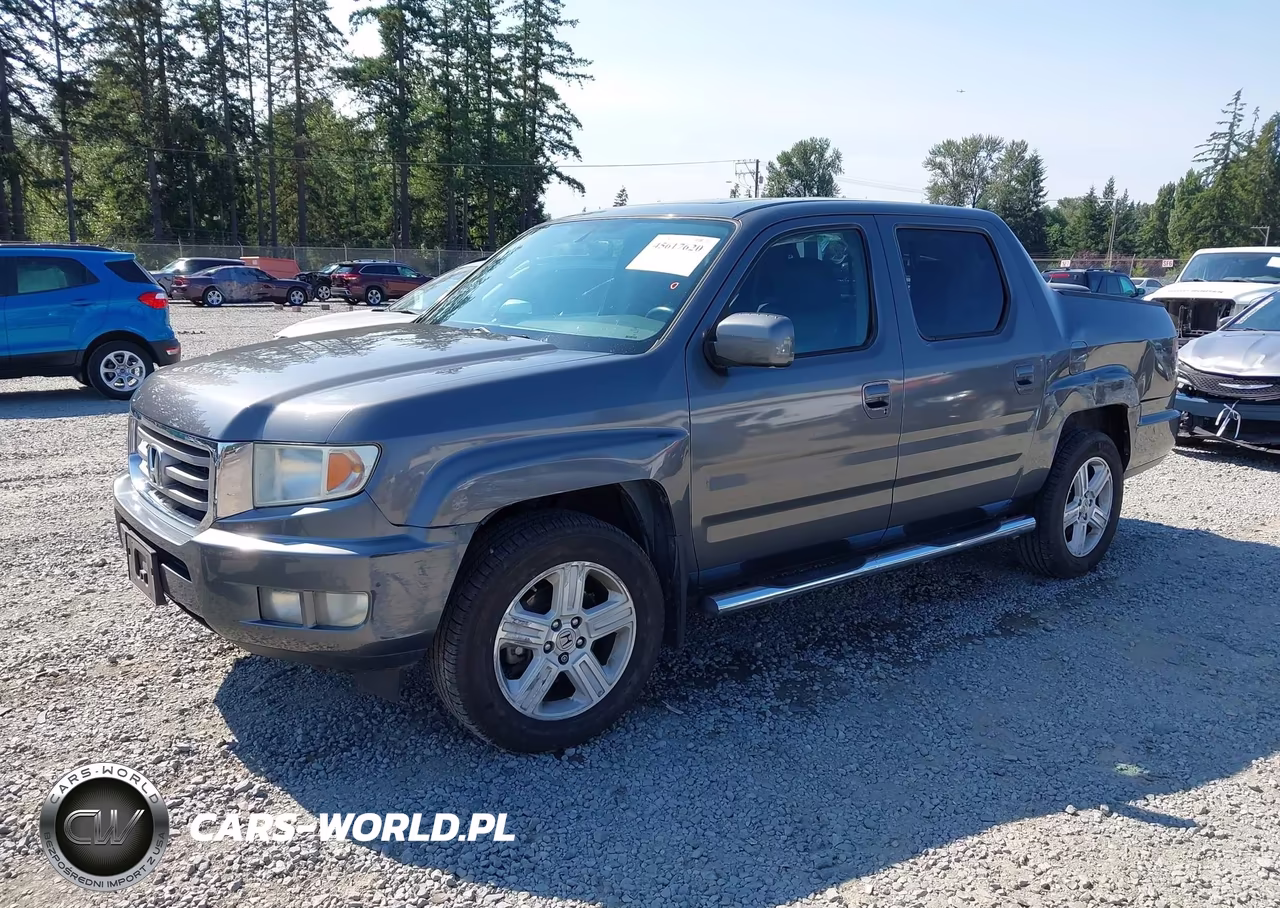 2013 Honda Ridgeline Rtl VIN:5FPYK1F59DB005492 - 2