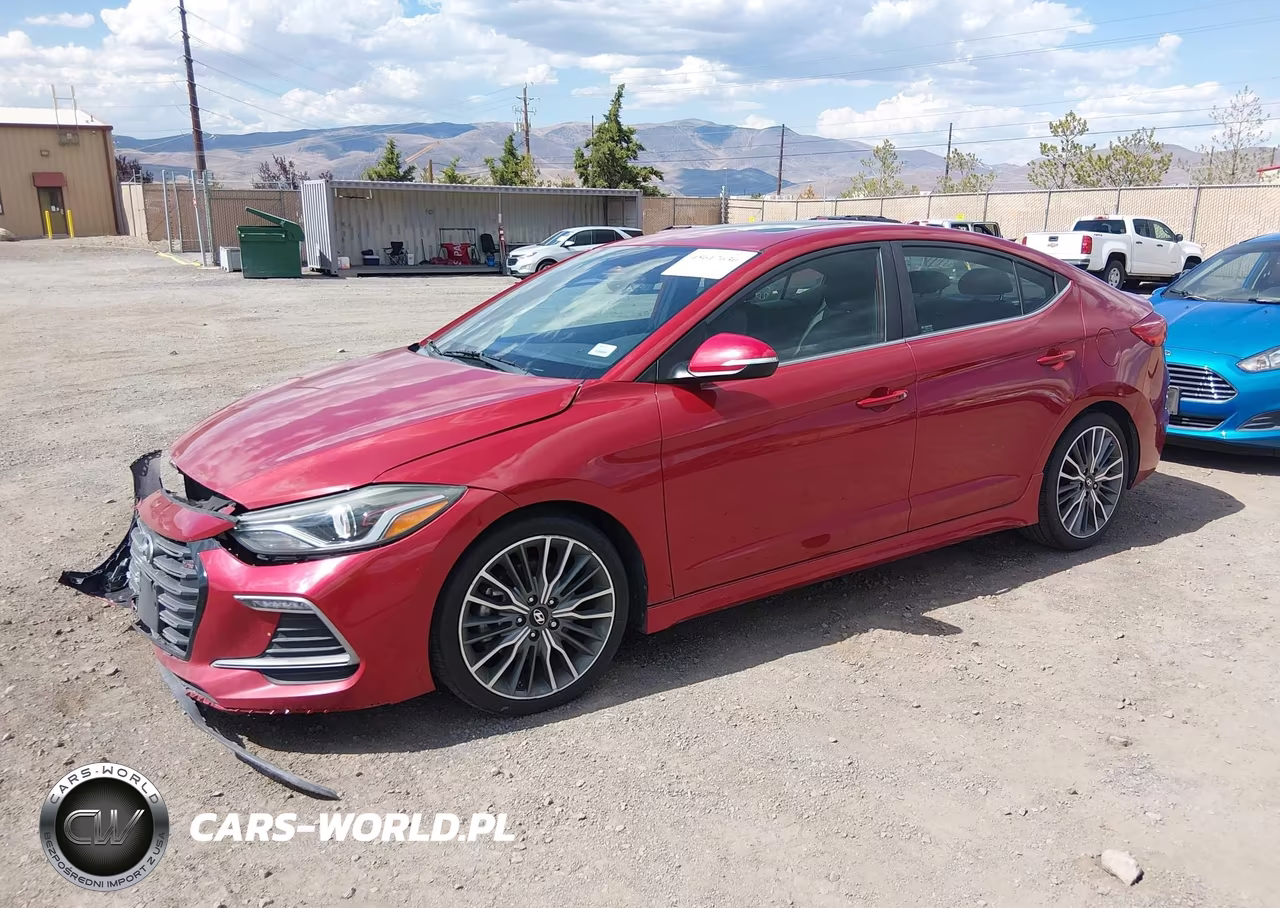 2018 Hyundai Elantra Sport VIN:KMHD04LB3JU482135 - 2