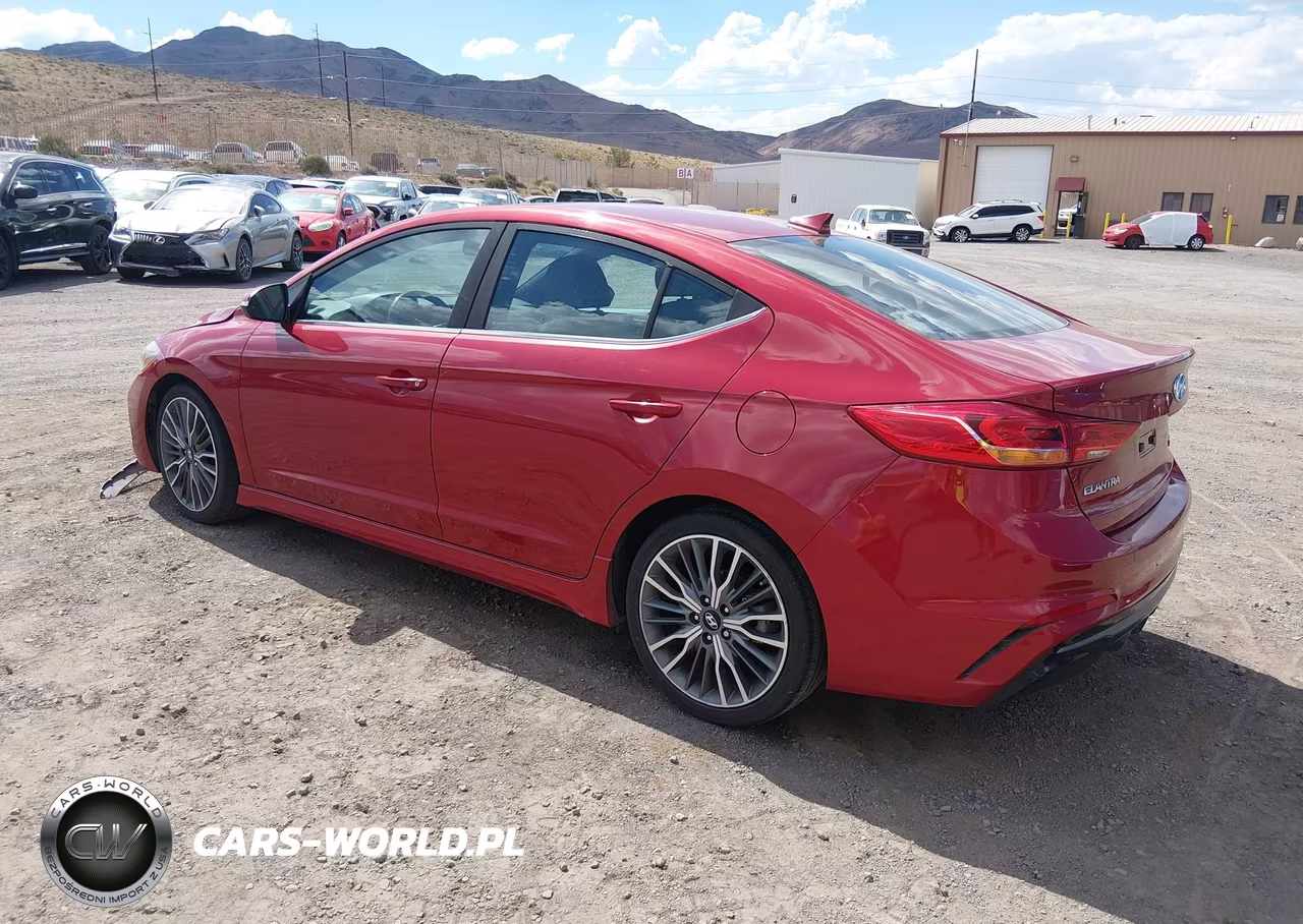 2018 Hyundai Elantra Sport VIN:KMHD04LB3JU482135 - 3