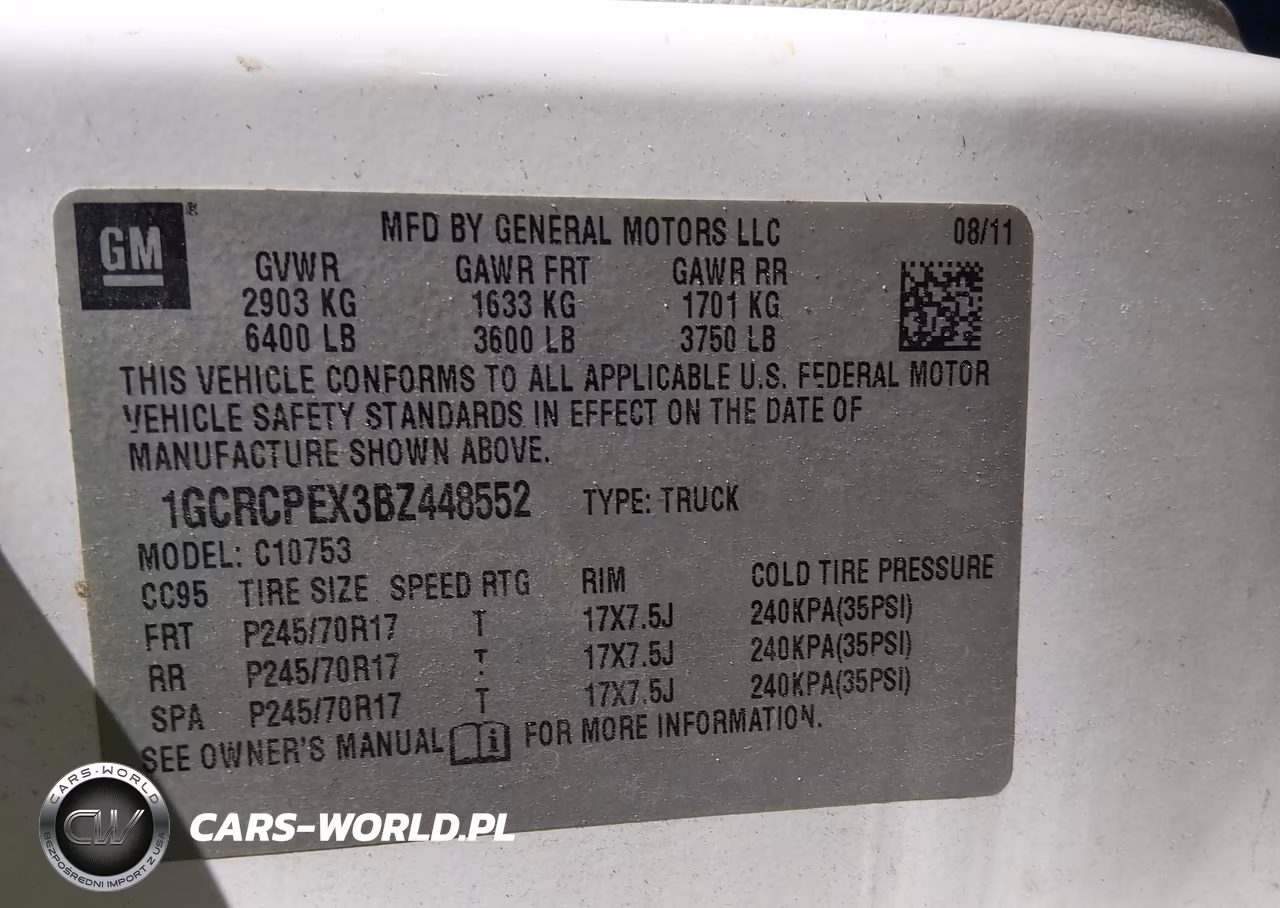 2011 Chevrolet Silverado 1500 Work Truck VIN:1GCRCPEX3BZ448552 - 9