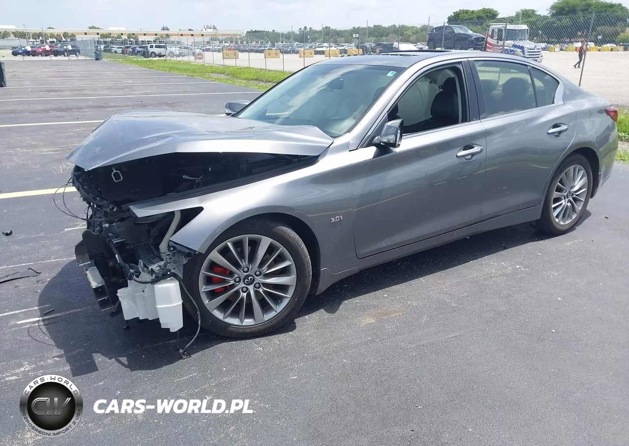 2019 Infiniti Q50 3.0T Luxe VIN:JN1EV7AP8KM516536 - 2