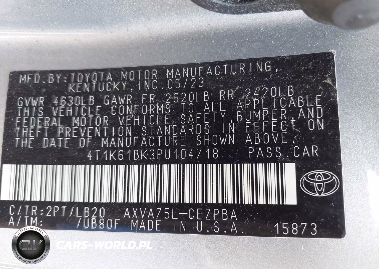 2023 Toyota Camry Xse Awd VIN:4T1K61BK3PU104718 - 9